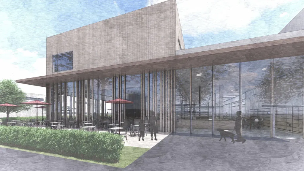 Neubau Produktionsgebäude mit Café Schifferl GmbH, Rosenhof