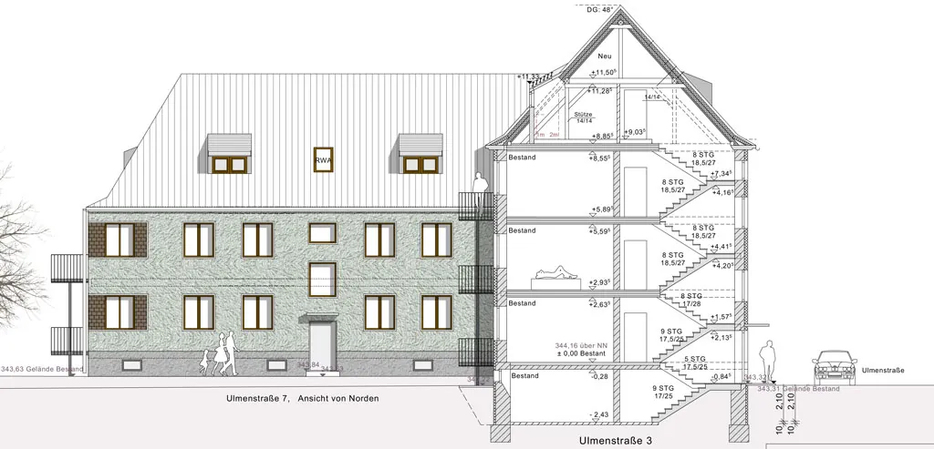Ulmenstraße 1,3,5,7